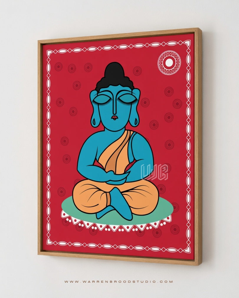 Buy Minimalist Buddha wall art, Buddha meditation wall art, Buddha illustration print, Buddhist wall art, Buddha framed print, Buddha home decor, Zen wall art, meditation room wall decor, spiritual wall art, modern Buddha artwork, Buddha canvas print, Buddha painting, Buddhist home decor, yoga studio wall art, mindfulness decor, premium Buddha wall frame, oak wooden framed Buddha art, contemporary Buddhist artwork, Buddha gift, meditation artwork