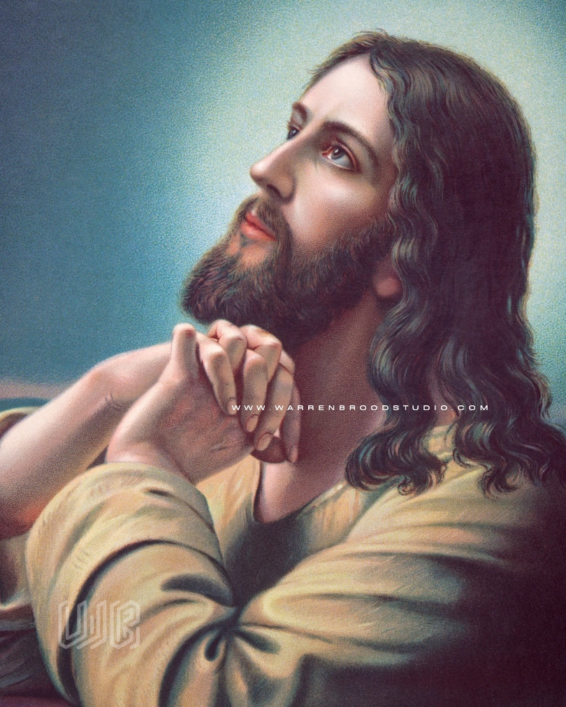 Jesus at Gethsemane wall frame