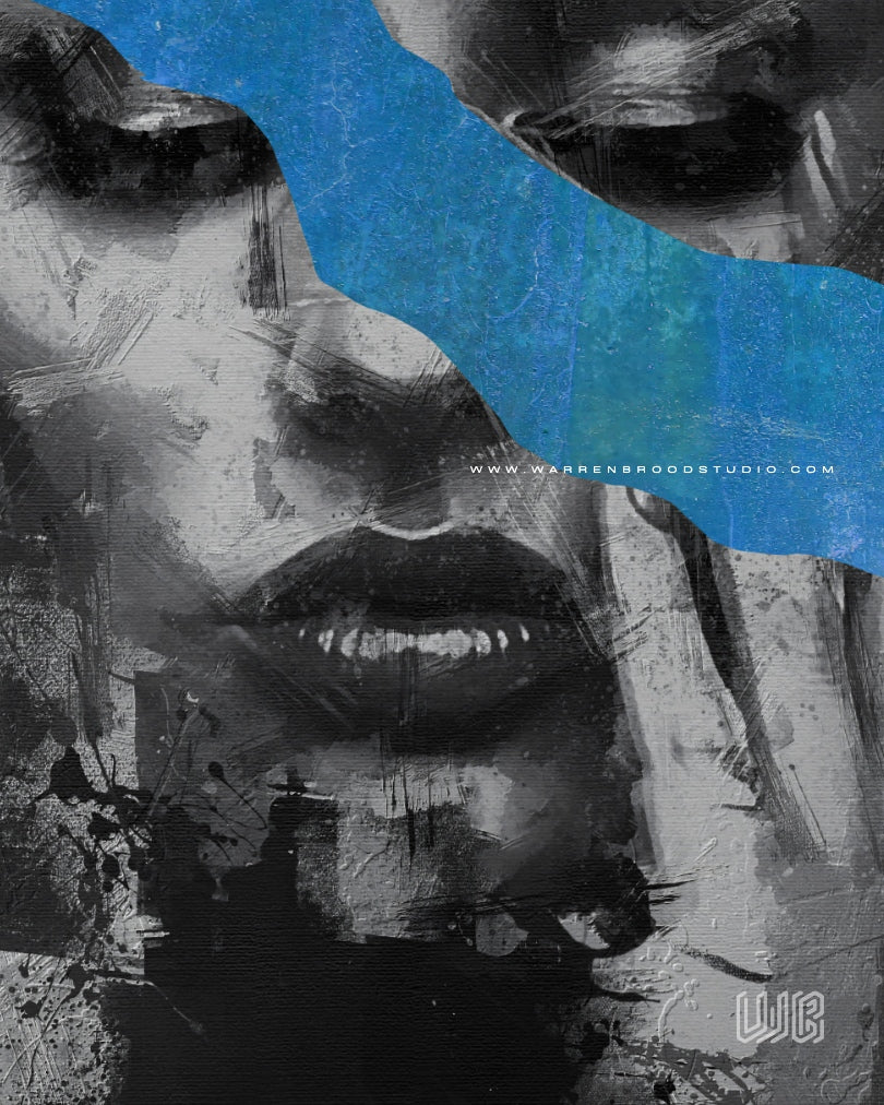 Before I Let Go | Contemporary Acrylic Portrait Painting | Premium Wall Art Frames