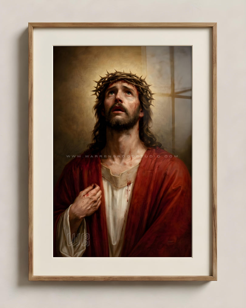 Passion of Christ painting for home wall decor