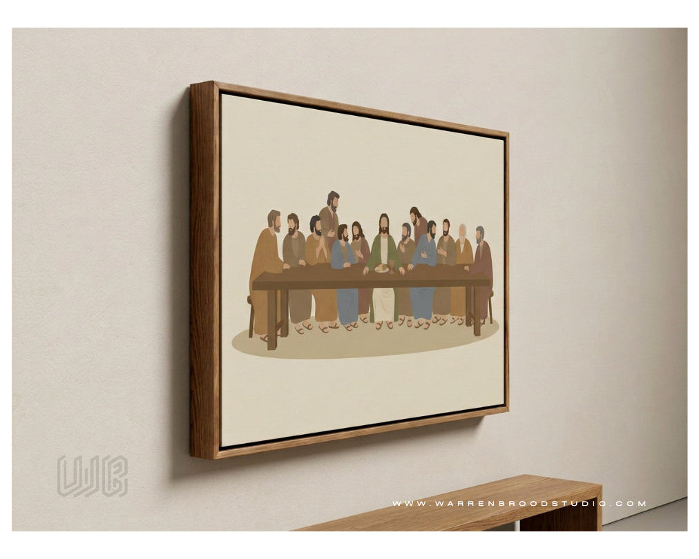 The Last Supper of Christ Religious Wall Art