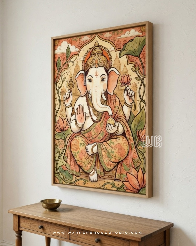 Lord Ganesha Wall Art, Ganesha Painting, Ganpati Wall Art, Lord Ganesha Artwork, Hindu Religious Wall Art, Hindu God Paintings, Premium Ganesha Wall Decor, Ganesha Framed Print, Ganpati Painting, Spiritual Wall Art, Devotional Wall Decor, Hindu Home Decor, Indian Traditional Art, Temple Wall Art, Pooja Room Wall Art, Living Room Wall Decor, Luxury Hindu Wall Art, Premium Framed Hindu Wall Art, Ganesha Canvas Print, Buy Ganesha Wall Art Online, Hindu Religious Artwork