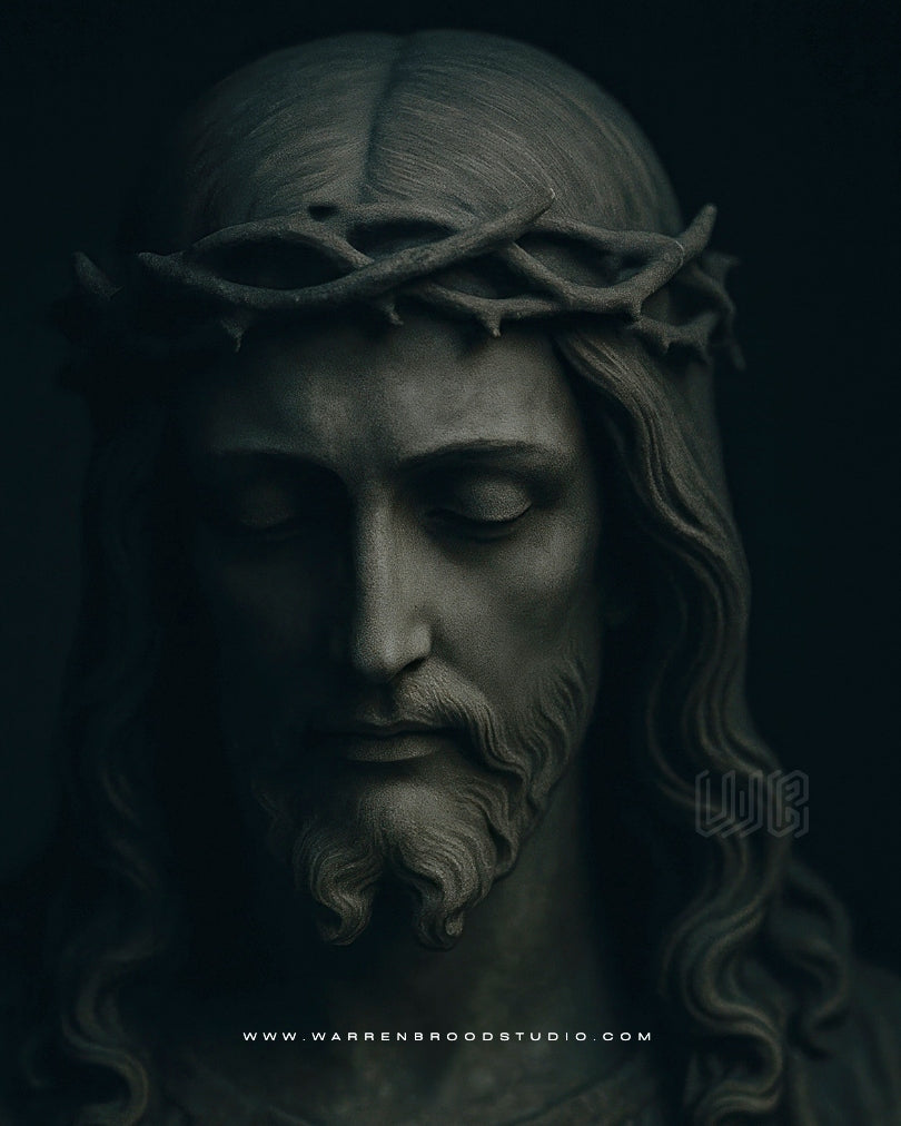 The Silent Redemption of Jesus Christ - Wooden Box Frame