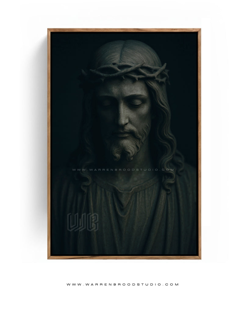 The Silent Redemption of Jesus Christ - Wooden Box Frame
