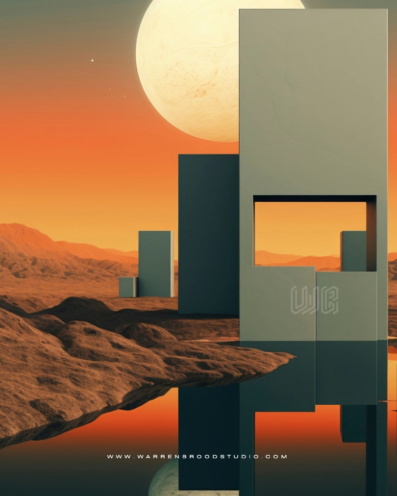 Transform your walls with futuristic elegance and celestial beauty.