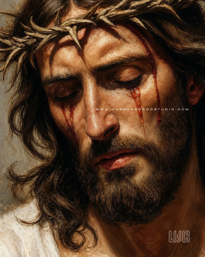 The Passion of Christ Wall Art, Jesus Crown of Thorns Wall Art, Jesus Christ Painting, Catholic Wall Art, Christian Wall Art Print, Jesus Portrait Wall Decor, Crown of Thorns Artwork, Passion of Christ Artwork, Religious Wall Art, Catholic Home Decor, Christian Home Decor,Christian Wall Frames, Premium Christian Wall Art, Jesus Christ Canvas Print, Christian Art Prints, Catholic Religious Art, Biblical Wall Art, Christian Gift Ideas, Church Wall Art